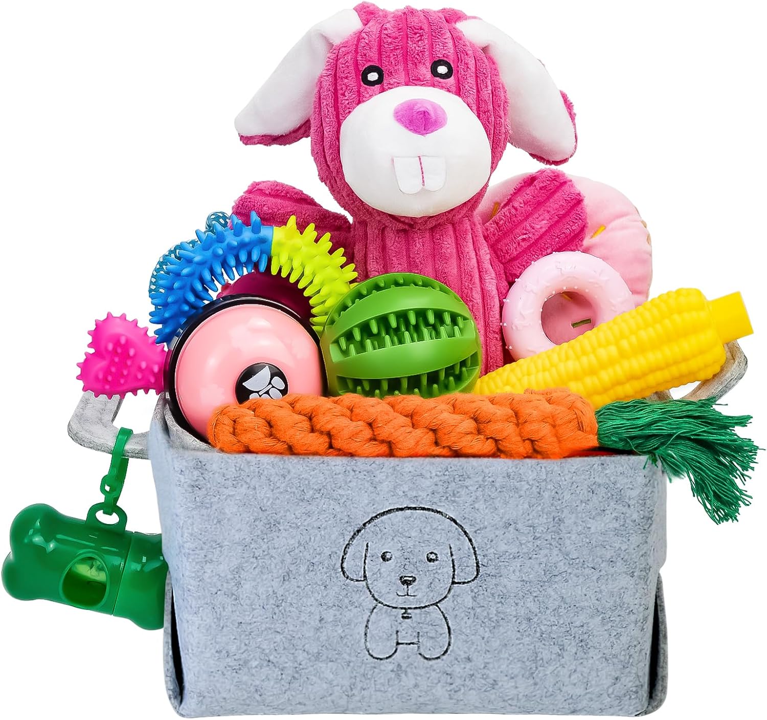 MRSOHRET 20 Piezas Juguetes Masticables para Cachorros en Dentición...