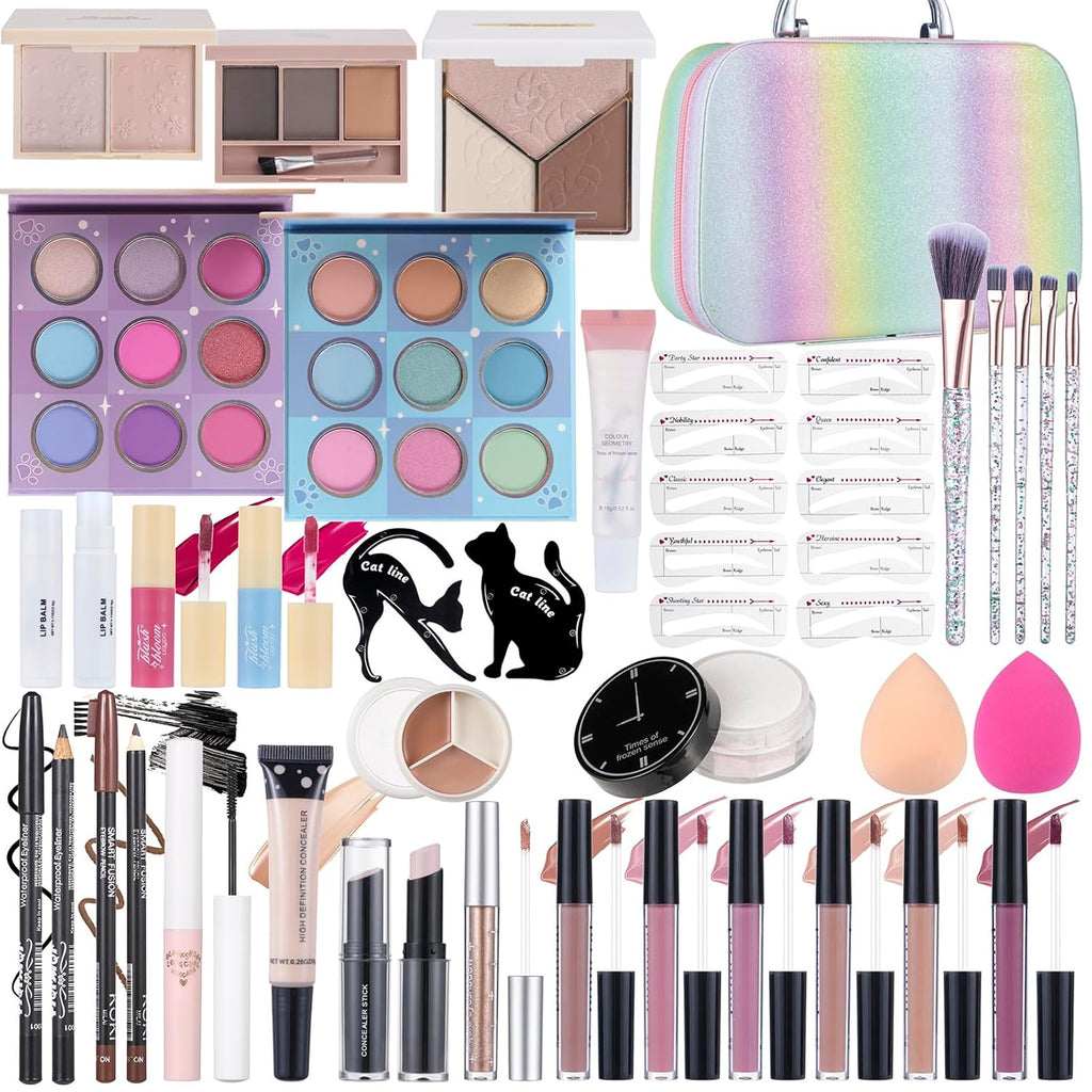 Kits de maquillaje para niñas y adolescentes, set de regalo de maqu...