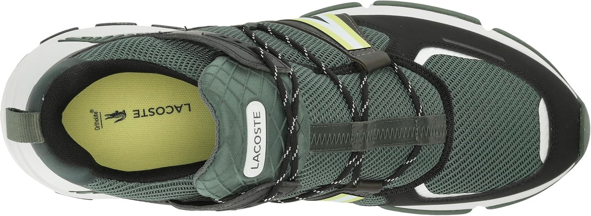 Lacoste Tenis texturizados L003 0722 1 SMA para hombre, color negro