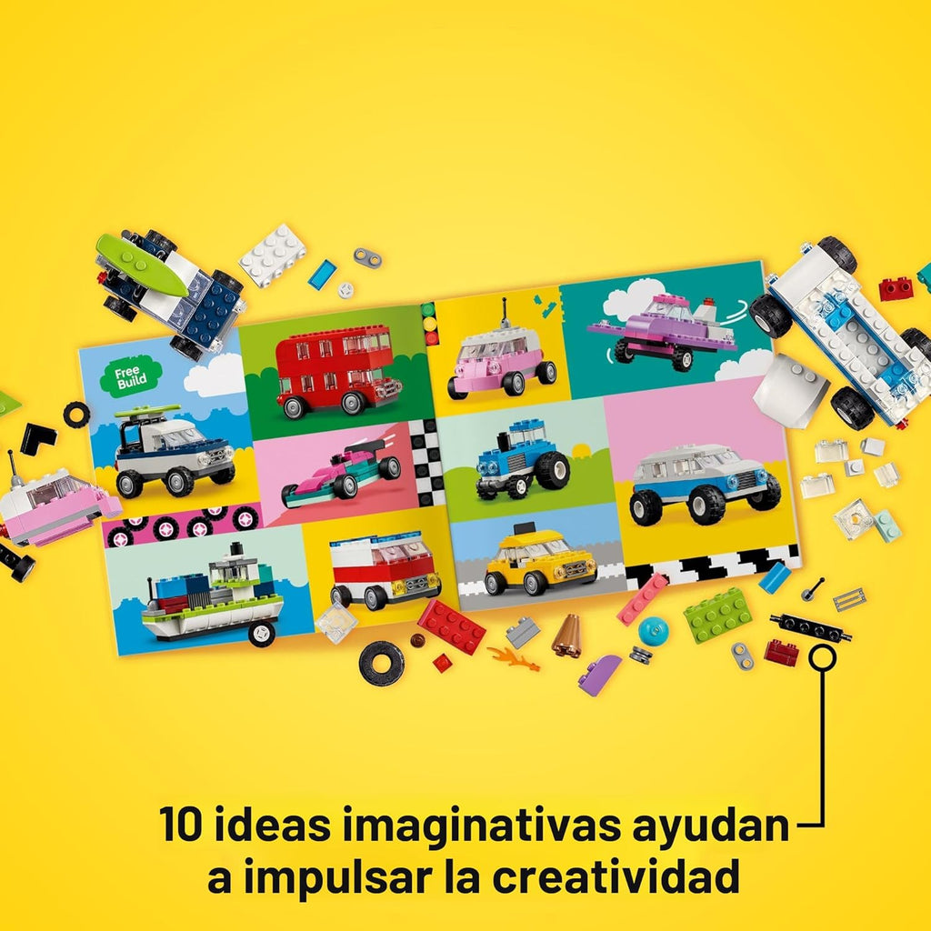 LEGO Vehículos creativos clásicos, kit de construcción de ladrillos...