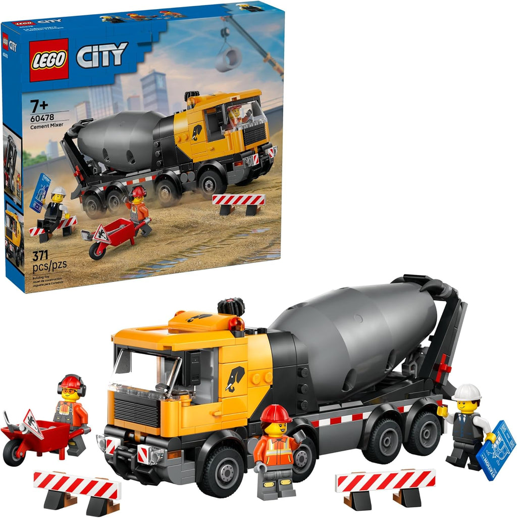 LEGO Juguete de construcción de camión mezclador de cemento urbano...