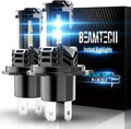 BEAMTECH - Bombilla H4, sin ventilador en línea 9003, luz antiniebl...