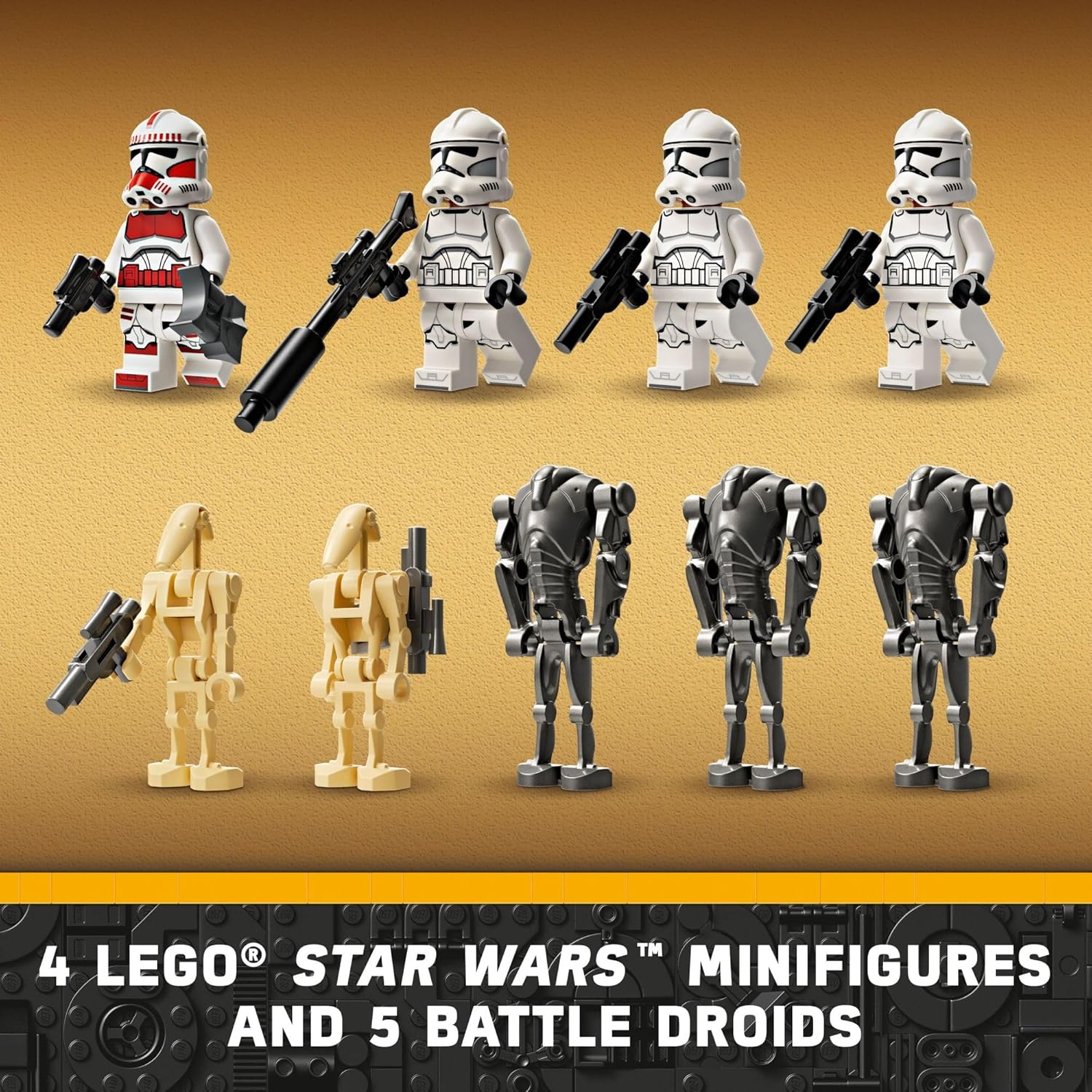 LEGO Star Wars 75372 - Paquete de batalla de soldado clon y droide...
