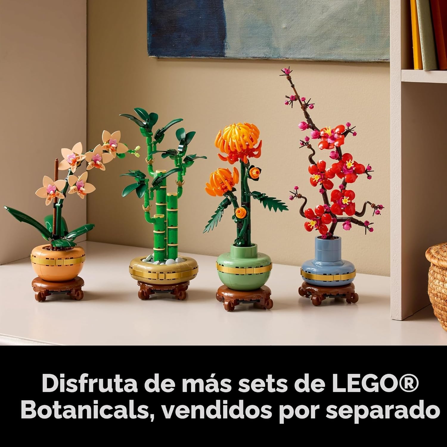 LEGO Botanicals - Set de Construcción Mini Orquídea - Artificial, O...