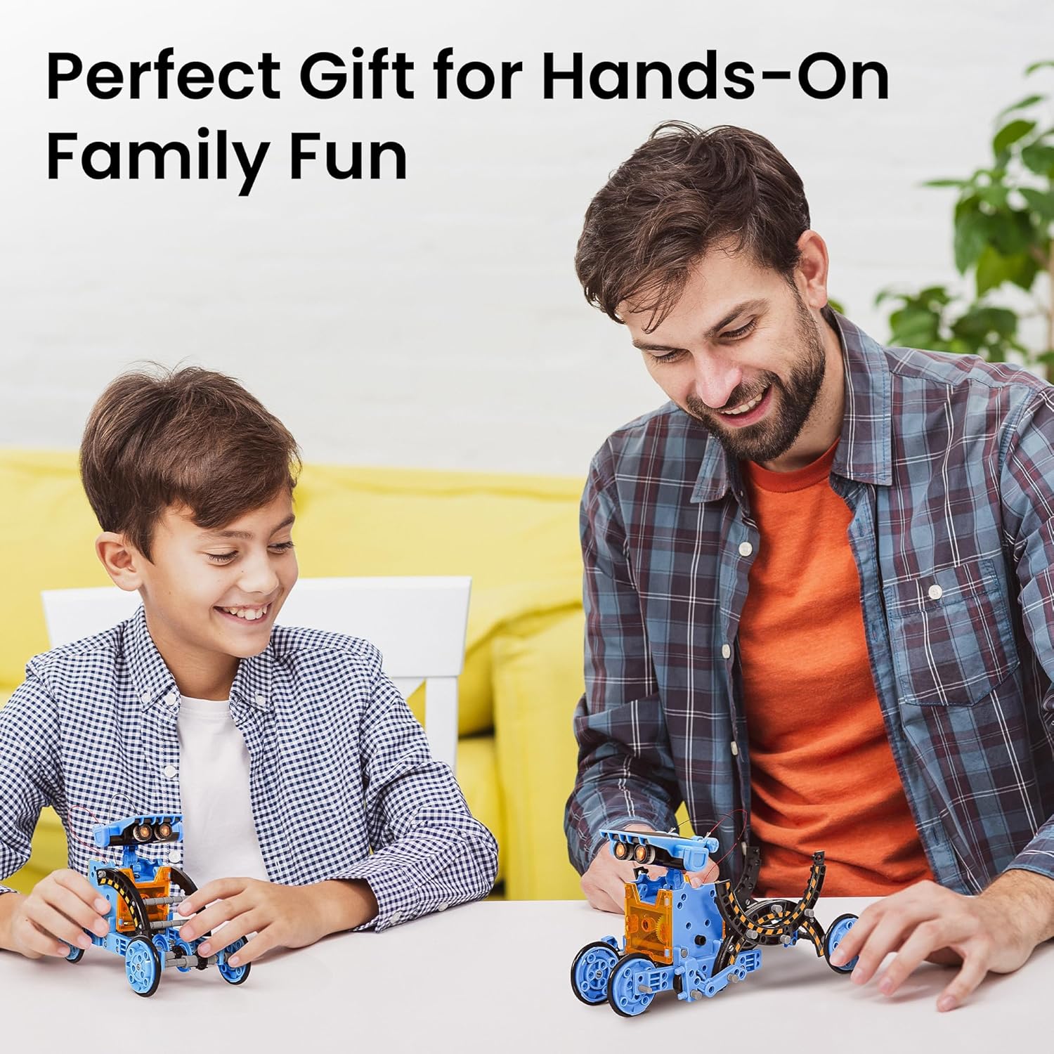 Sillbird Kit de robot de construcción solar, regalo STEM para niños...