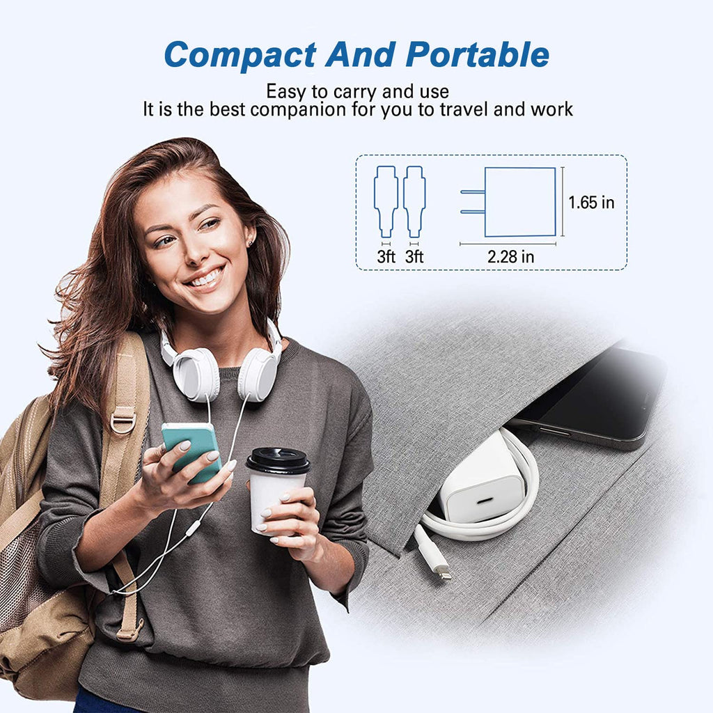 Cargador rápido para iPhone 14 13, cargador rápido para iPhone [cer...