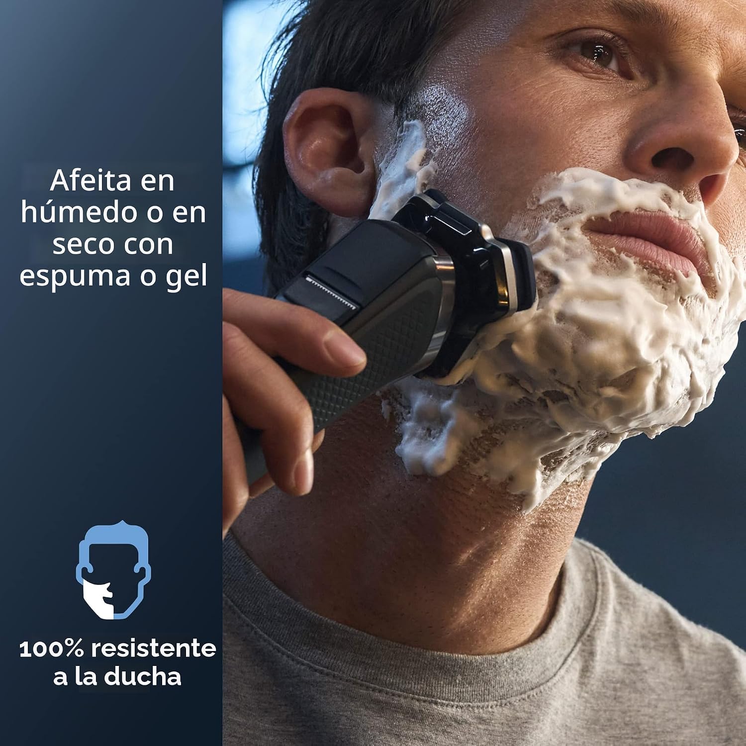 Philips Norelco Shaver 7300, afeitadora eléctrica recargable en sec...