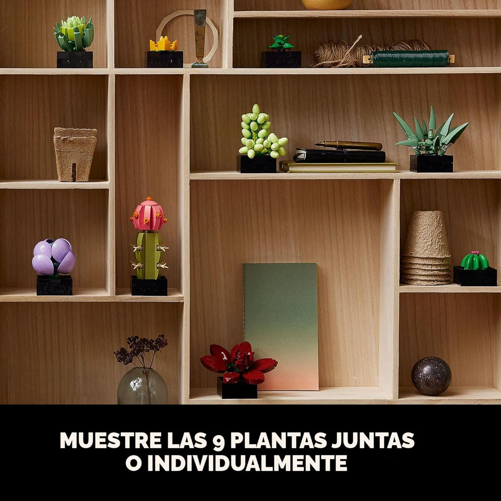 LEGO Botanicals Succulents - Juego de construcción de plantas artif...