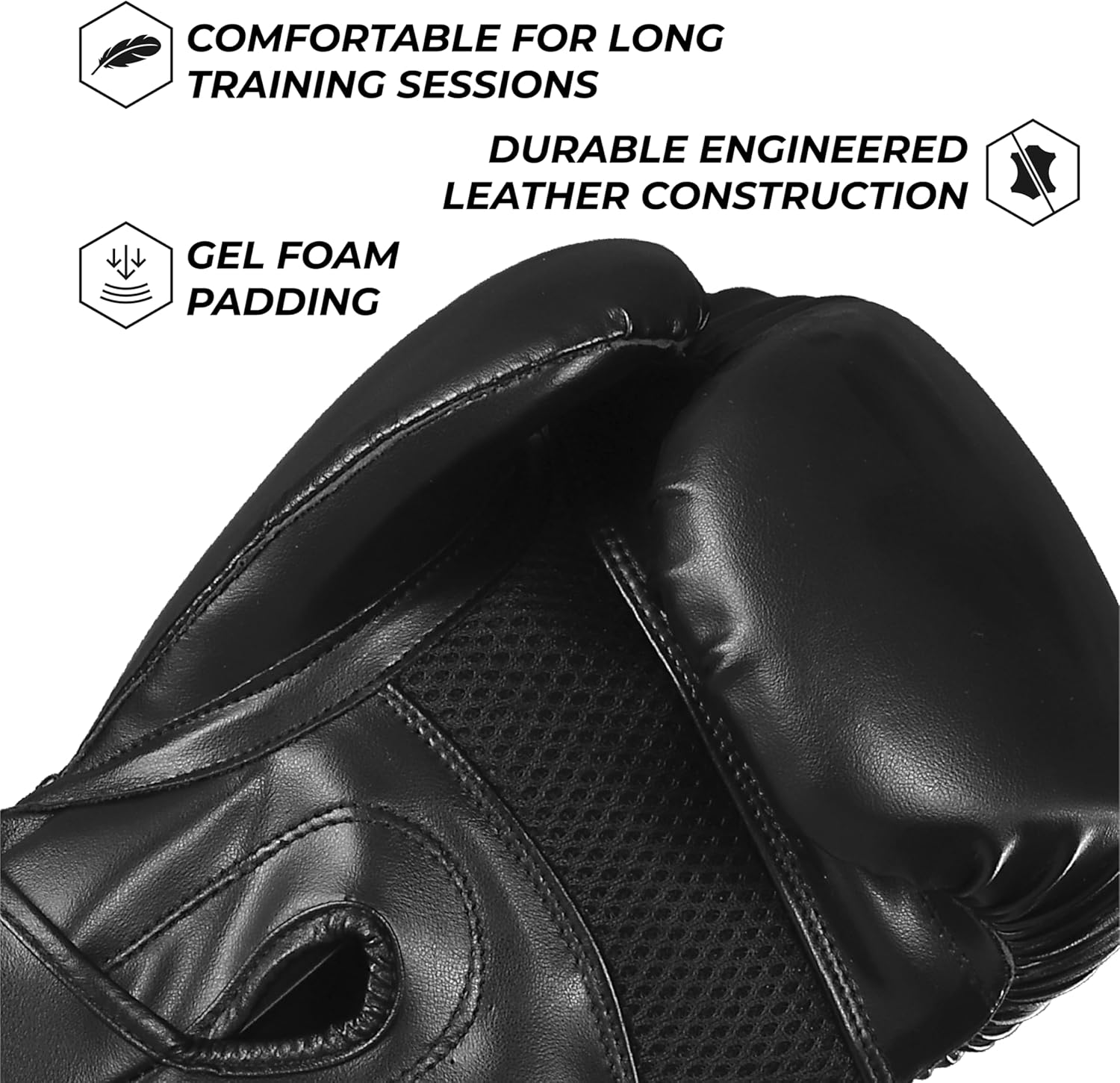 Sanabul Guantes de boxeo de gel esenciales para hombres y mujeres,...