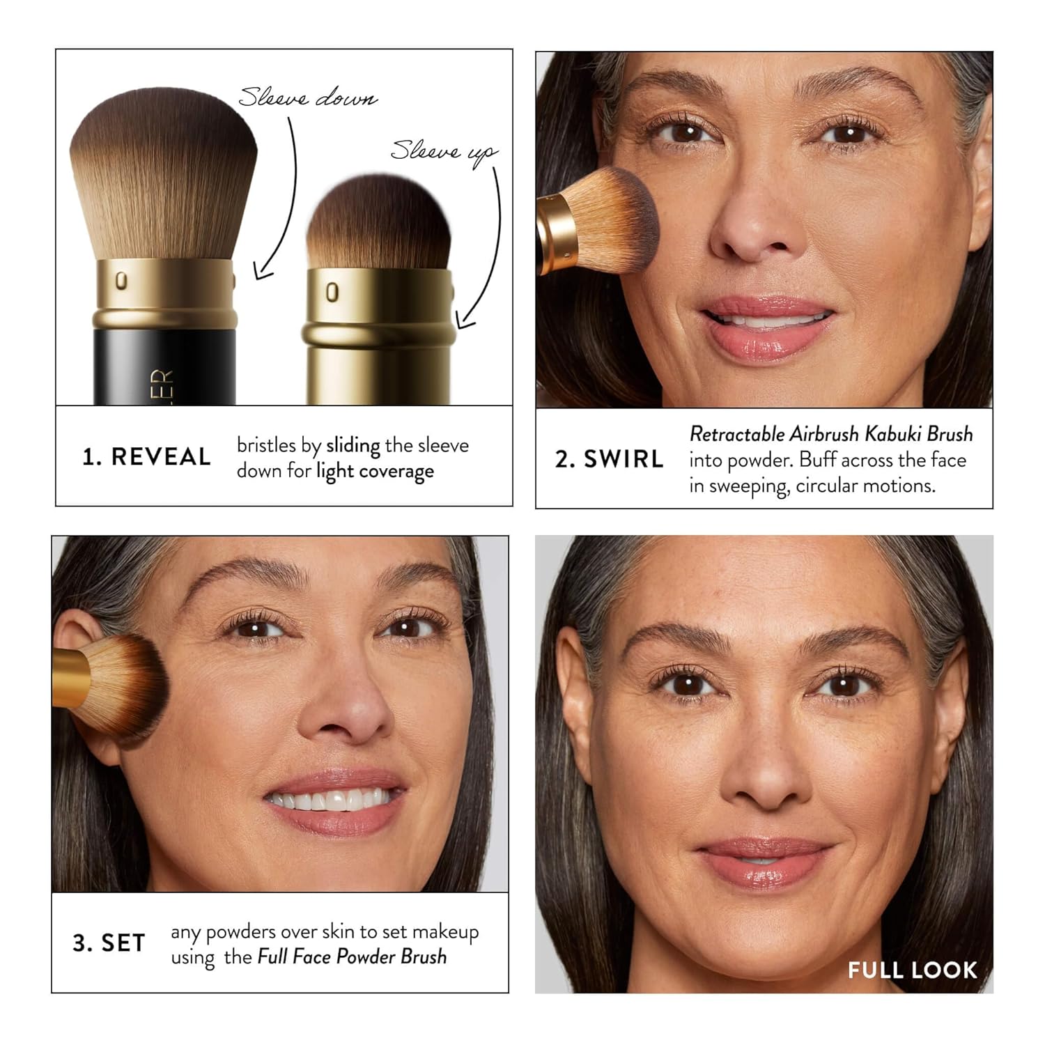 LAURA GELLER NEW YORK Blending Beauties - Juego de 2 brochas para m...