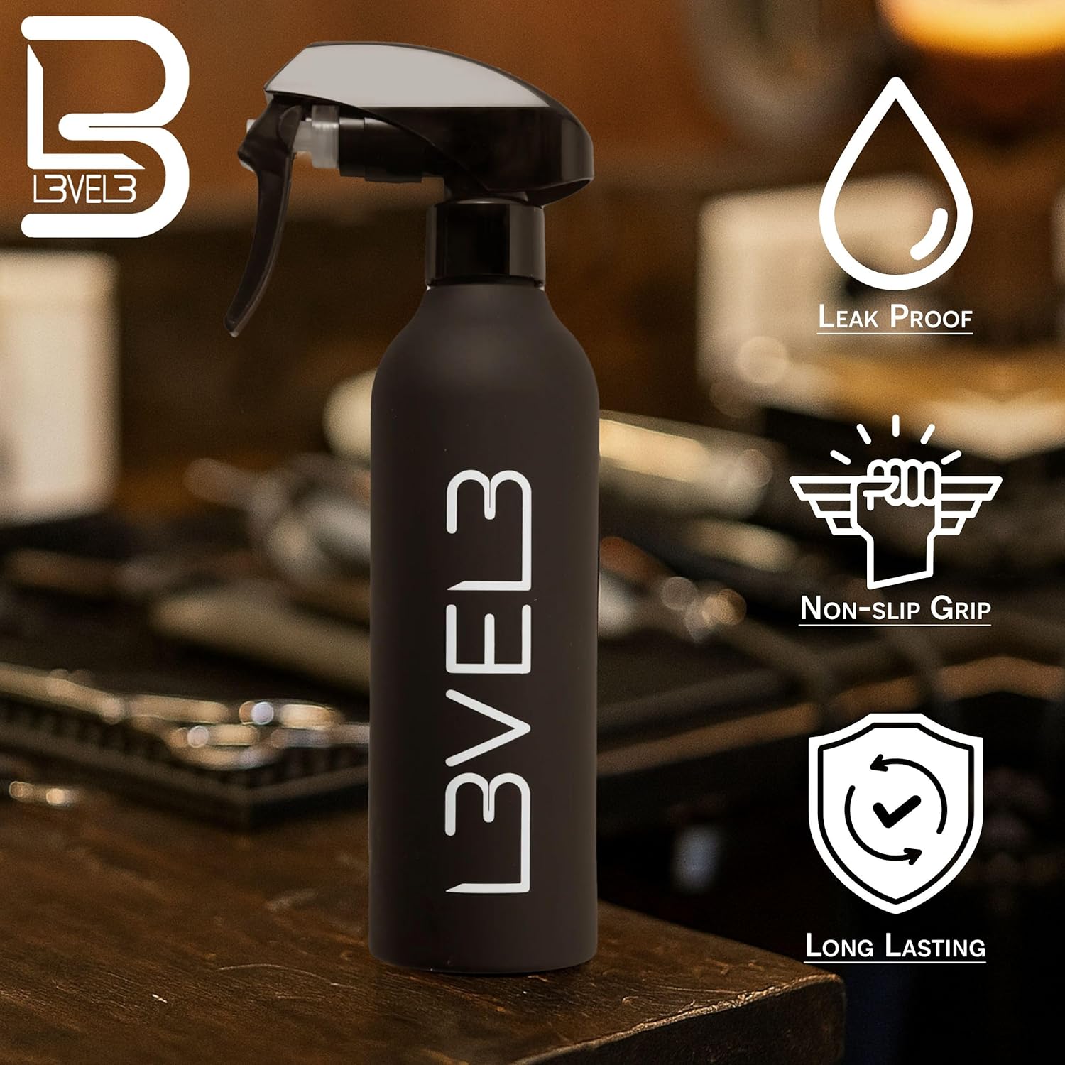 L3 Botella de spray de goma de nivel 3, botella de niebla de acción...