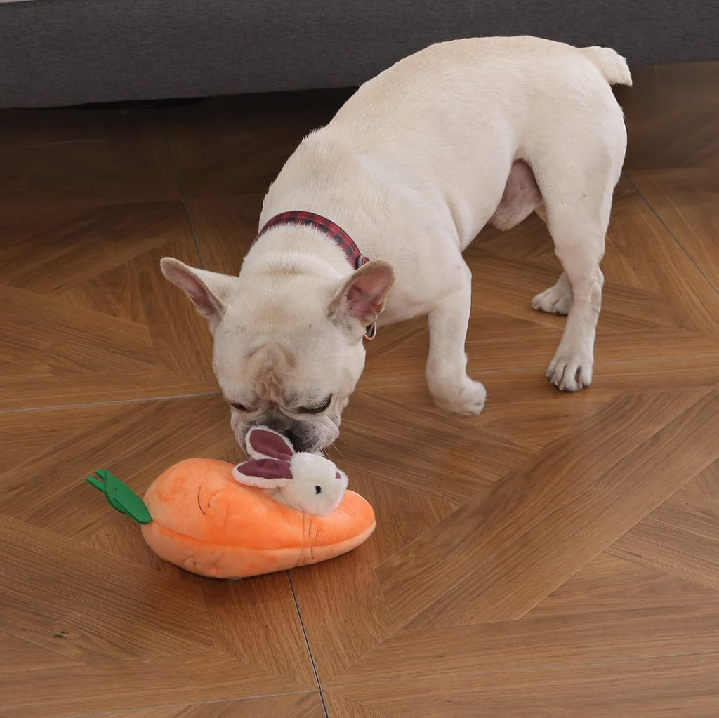 Amazon Basics Juguete chirriante de peluche interactivo para perros...