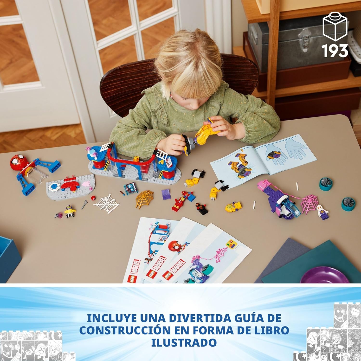 LEGO Marvel Team Spidey Web Spinner - Juguete de construcción de cu...