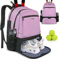 Ytonet Mochila de tenis para mujeres y hombres, 2 raquetas con bols...