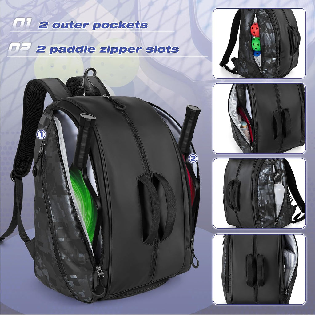 Mochila de Pickleball Smasrob, para 4 palas de Pickleball, mochila...