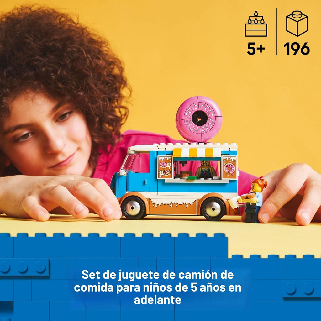 LEGO Juguete de camión City Donut - Juguete de construcción para ni...