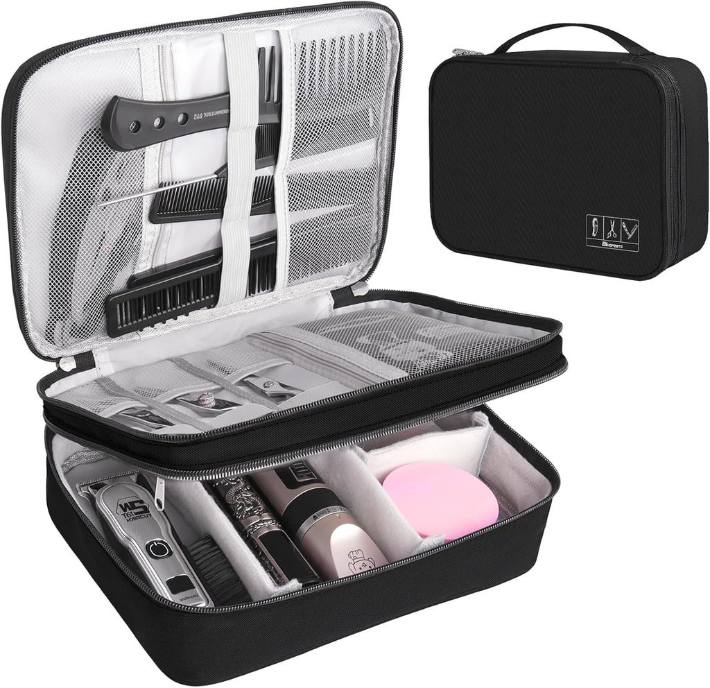 AIHOPESTO Estuche de Barbero Bolsas de Herramientas de Barbero Bols...