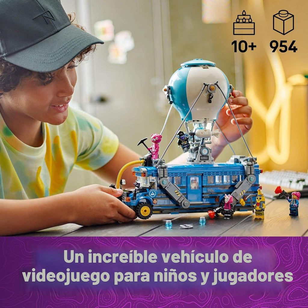 LEGO Fortnite - Juguete de construcción de autobús de batalla \u201...