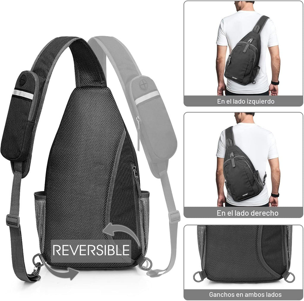 G4Free Bolsa Bandolera con Bloqueo RFID Mochila Bandolera Cruzada B...