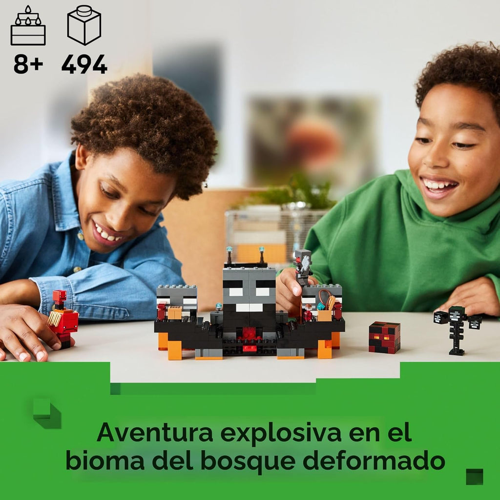 LEGO Minecraft Wither Battle Building &amp; Simulación Juguete para...