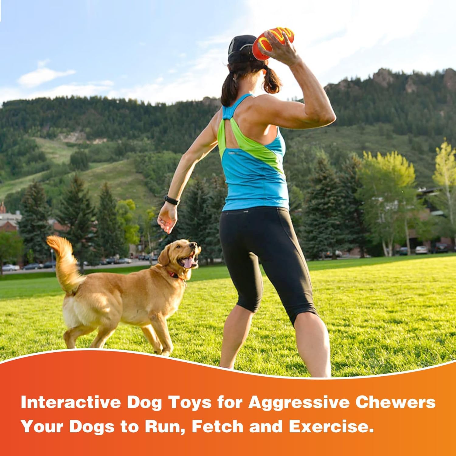 LiuMelinda Juguetes masticables para perros para masticadores agres...