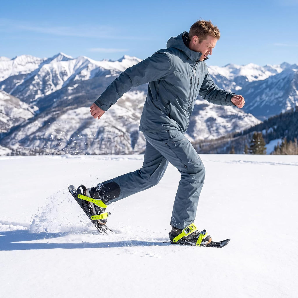 Snow Pro - Juego de mini patines cortos de esquí, patines ajustable...