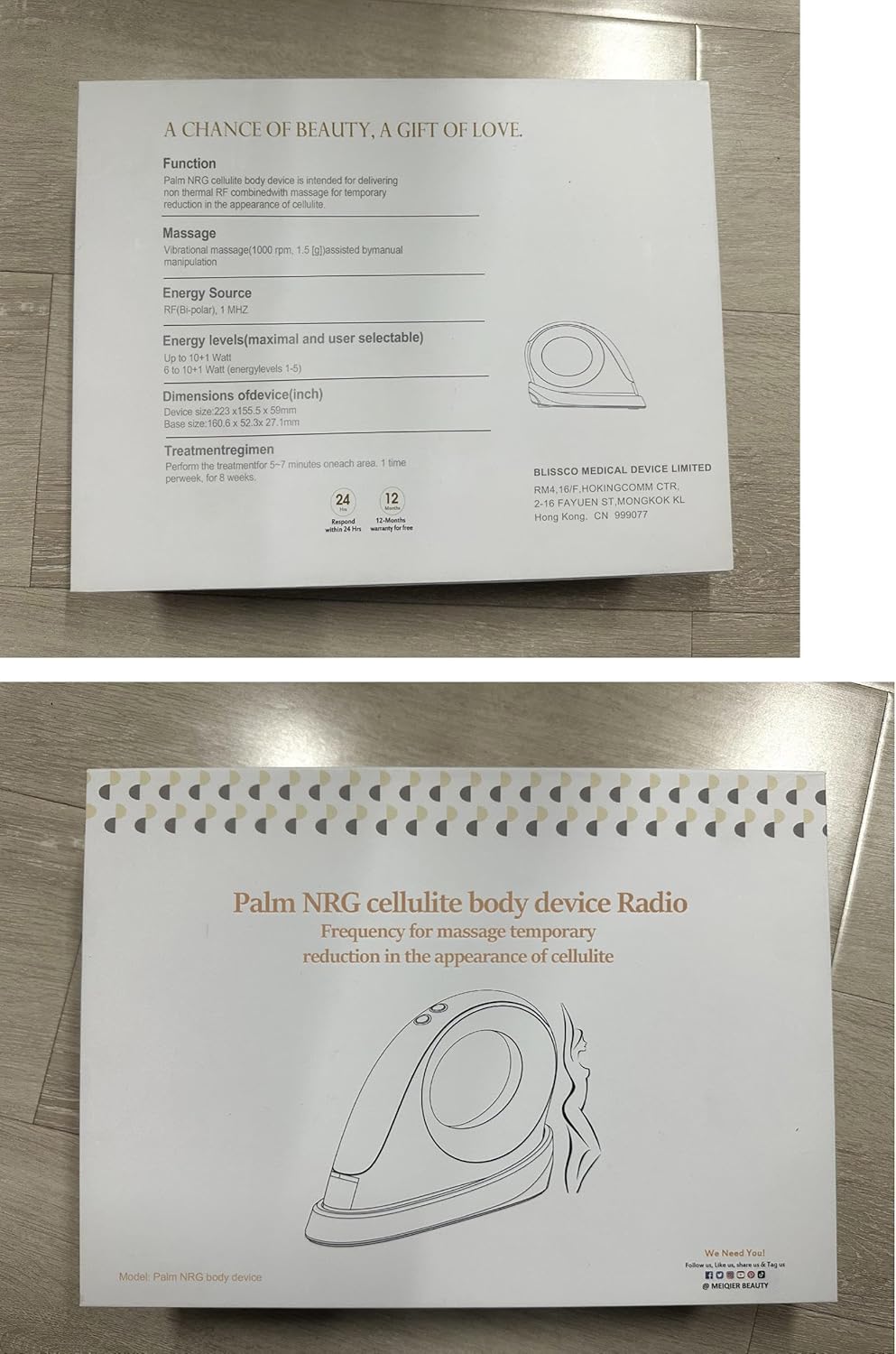 Palm NRG Masajeador de celulitis, máquina para esculpir el cuerpo,...
