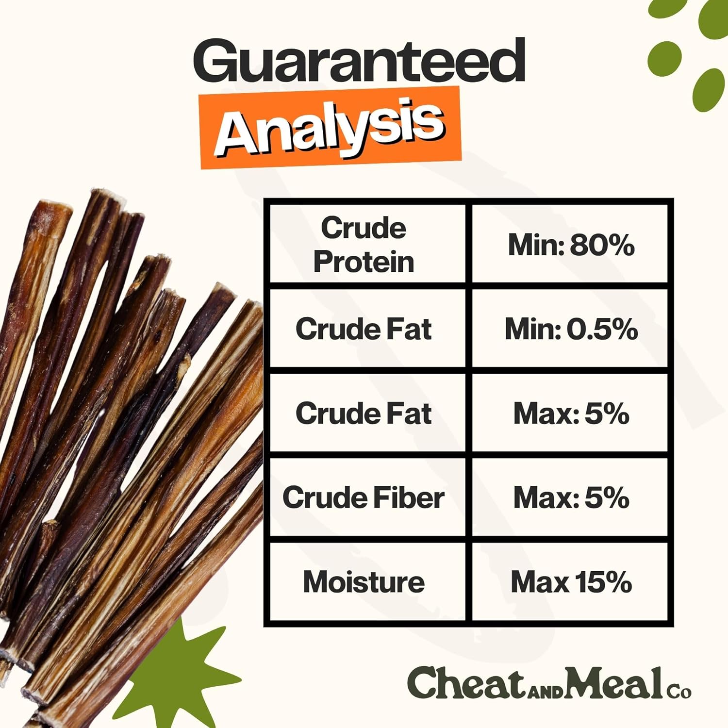 Cheat and Meal Co Bully Sticks para perros pequeños, juguetes masti...