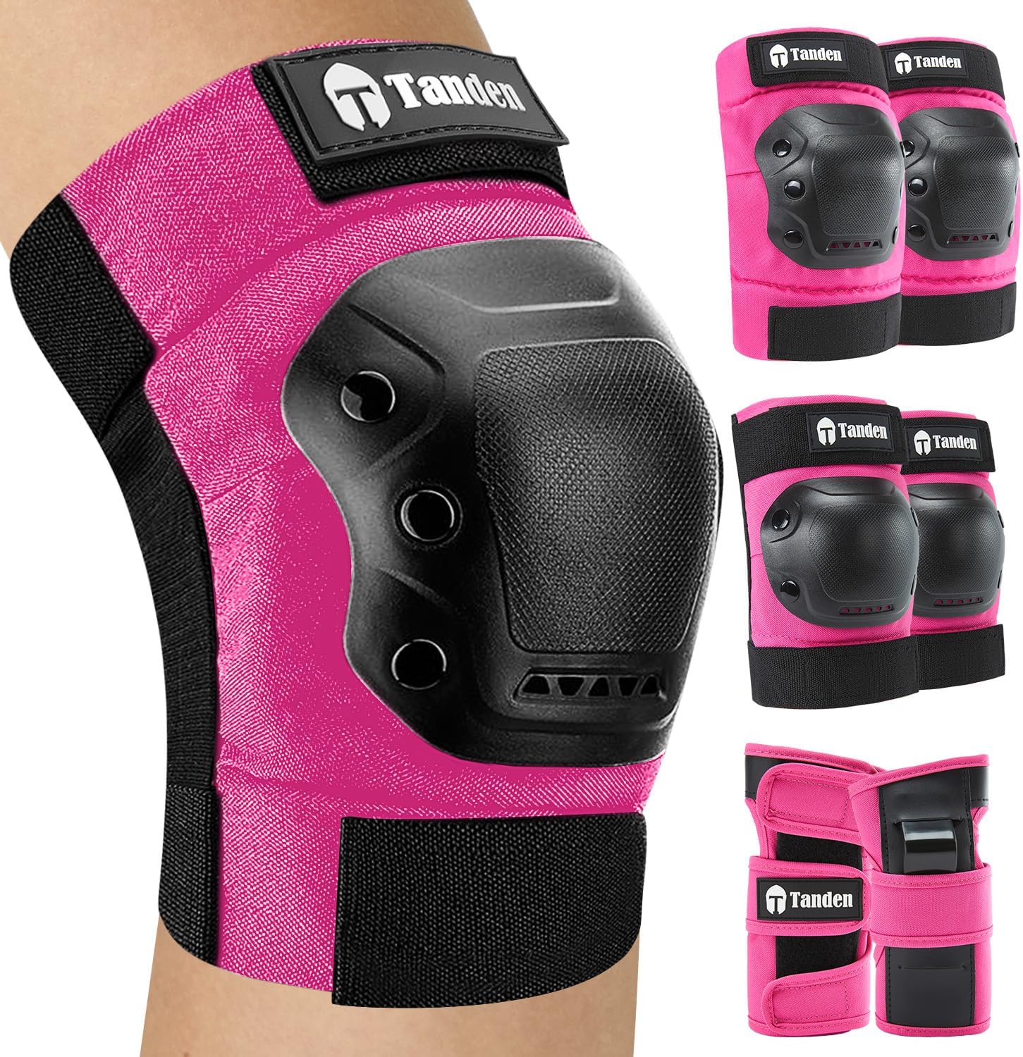 Tanden Equipo de Protección para Patineta, Juego de Almohadillas pa...