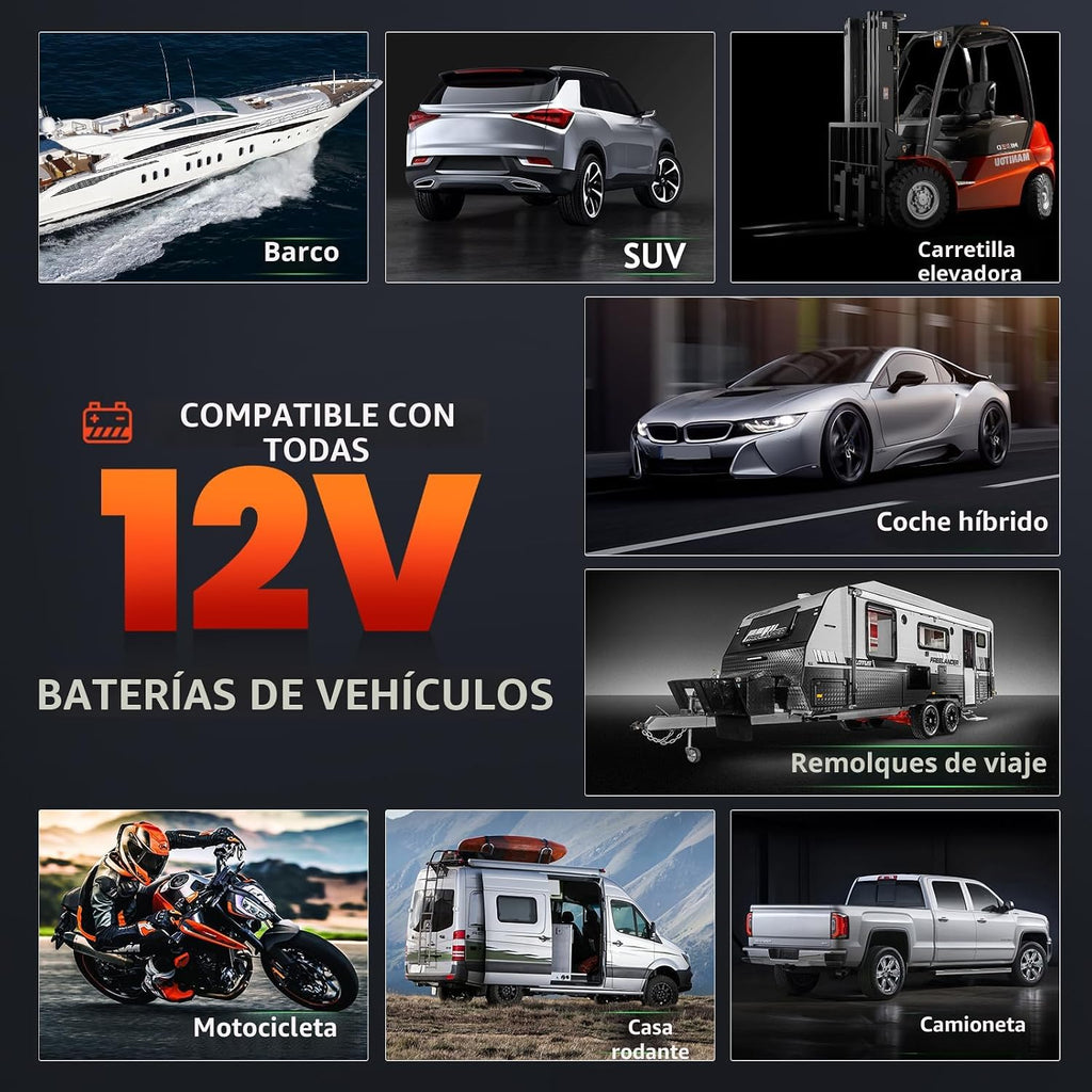 ANCEL BM200-US - Probador de batería de automóvil de 12V, monitor d...