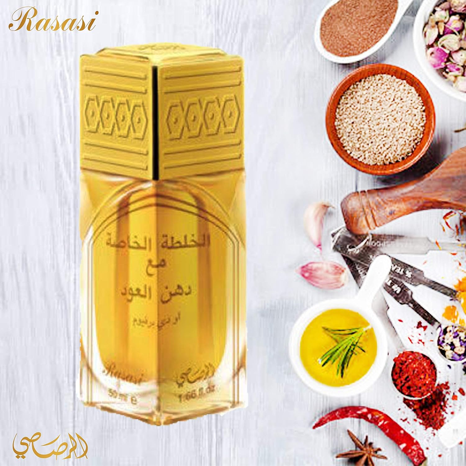 RASASI Khaltat Al Khasa Ma Dhan Al Oudh para hombre y mujer (Unisex...