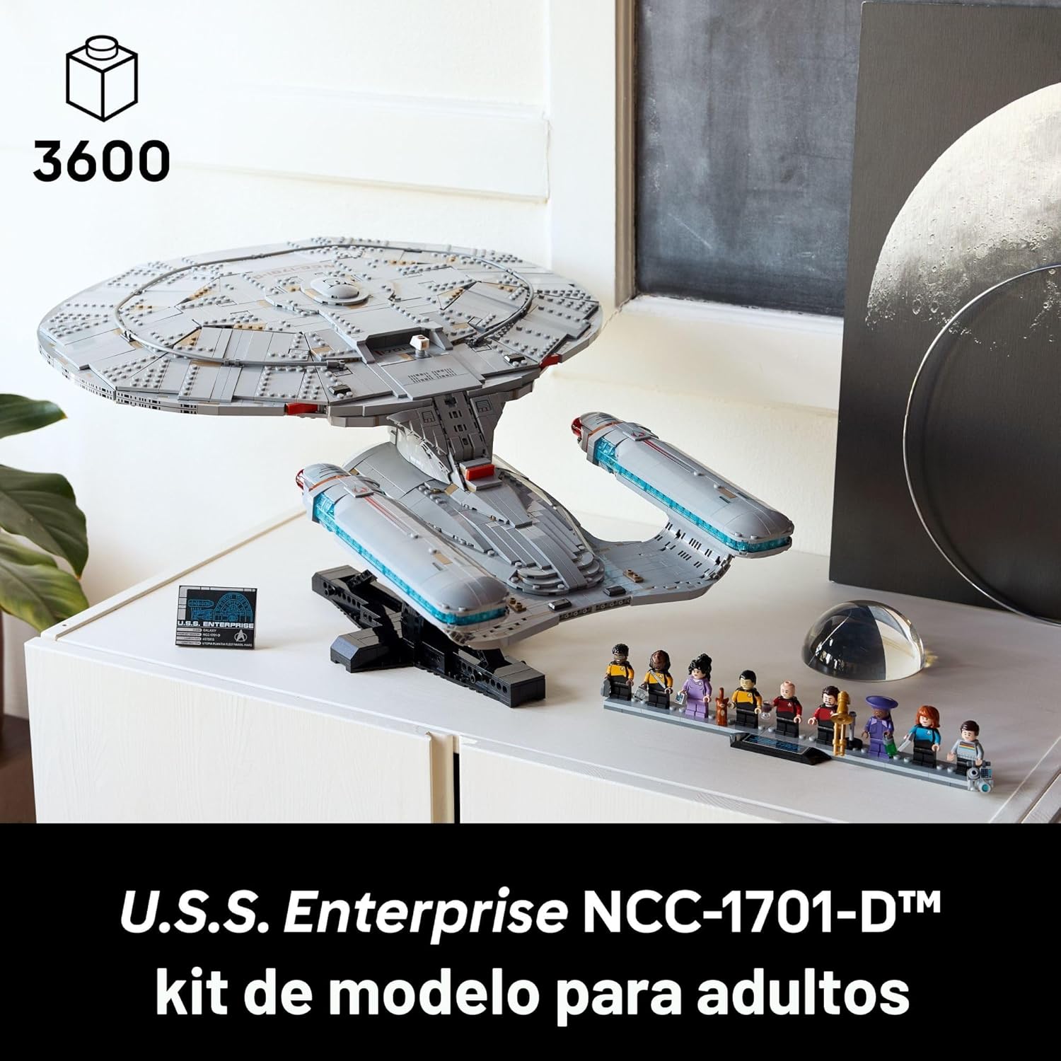 LEGO Icons Star Trek: U.S.S. Enterprise NCC-1701-D - Juegos de cons...