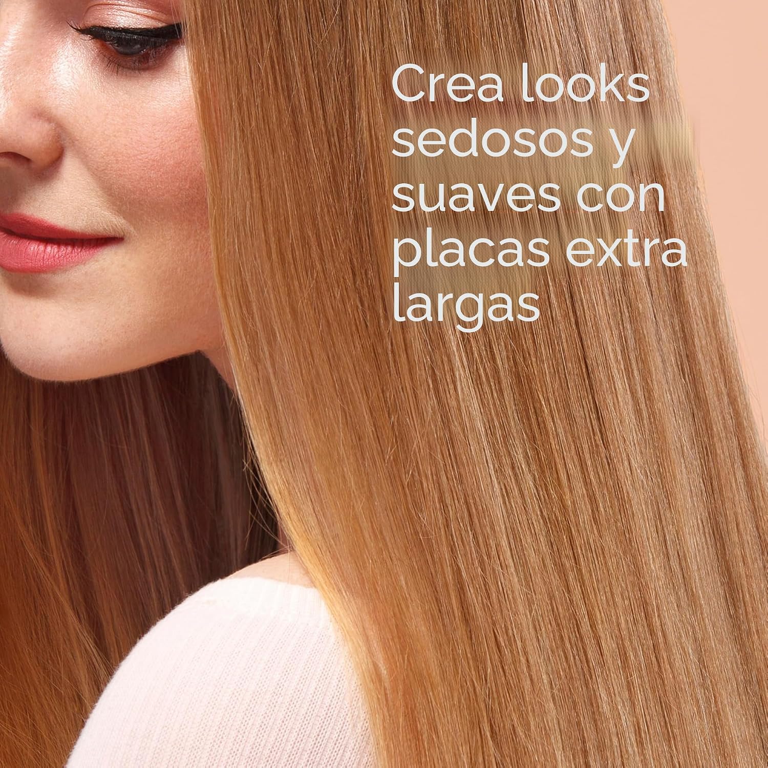 INFINITI PRO CONAIR Plancha de pelo de cerámica en oro rosa, planch...
