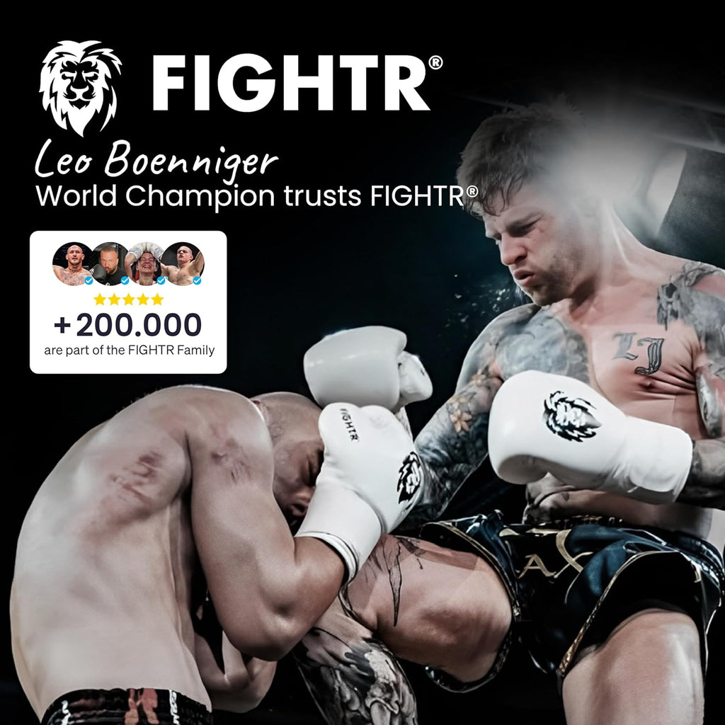 Guantes de boxeo FIGHTR® - Máxima protección y estabilidad | Guante...