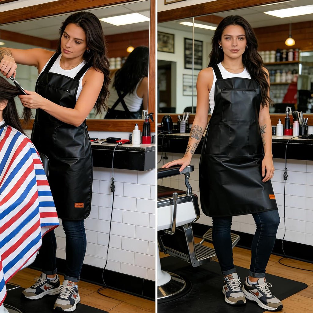 Pelocapa Delantal de peluquero para estilistas, delantal profesiona...
