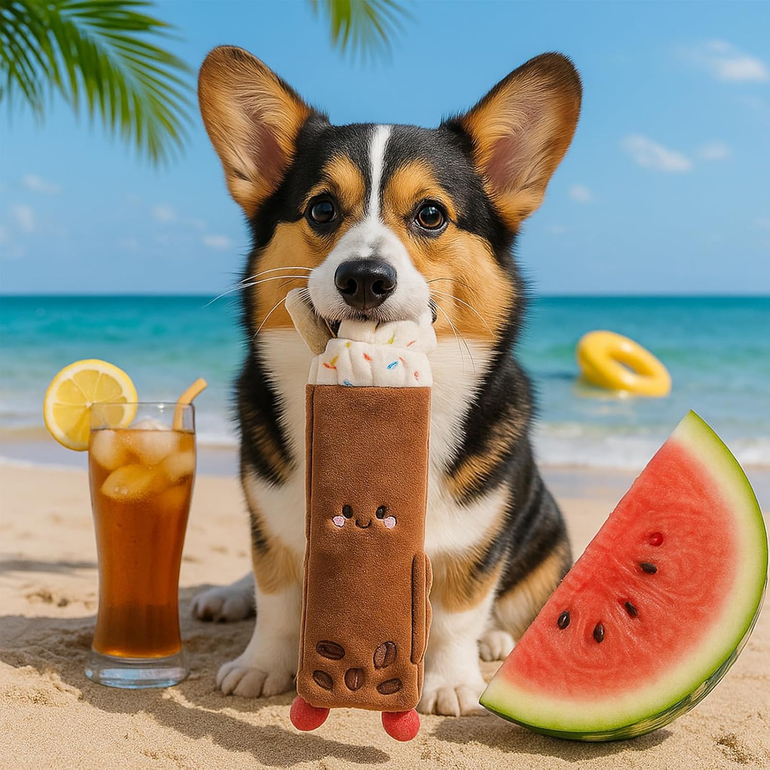 Nocciola 3 piezas de juguetes para perros pequeños sin relleno, jug...
