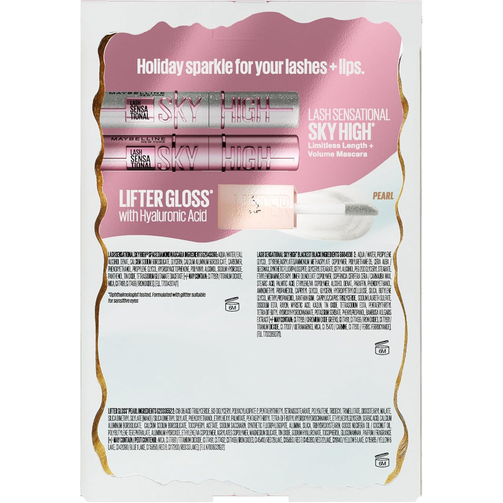 Maybelline Lash Sensational Kit de maquillaje navideño, incluye más...