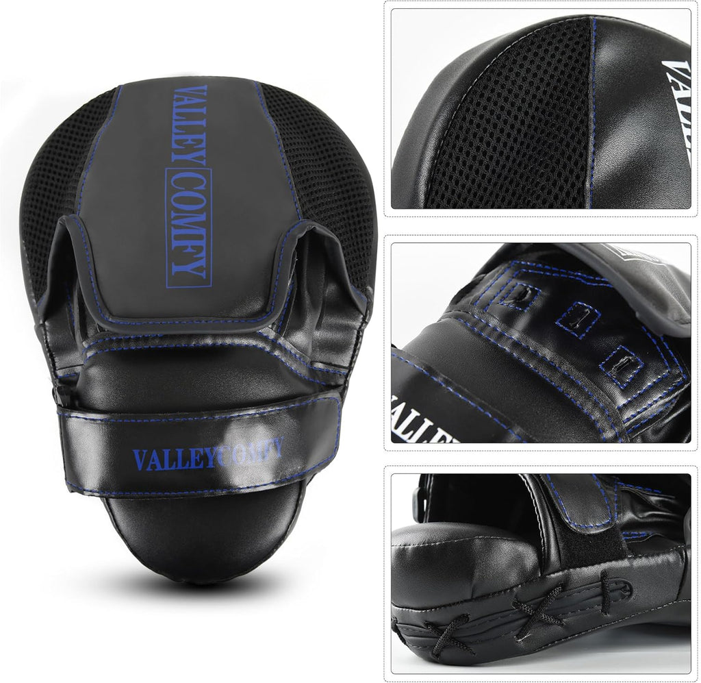 Valleycomfy - Manoplas de boxeo para puñetazos, almohadillas de box...
