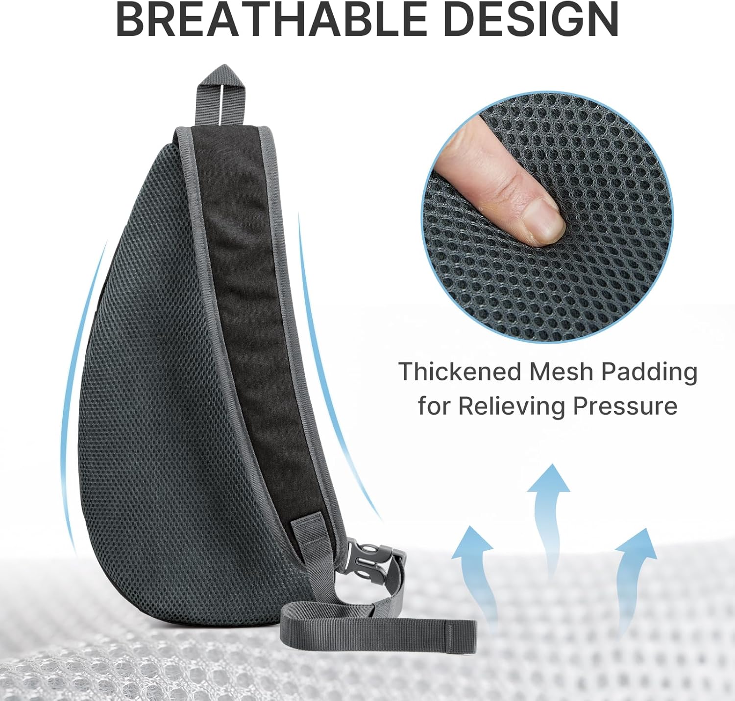 G4Free Bolso bandolera para hombres y mujeres, mochila cruzada pequ...