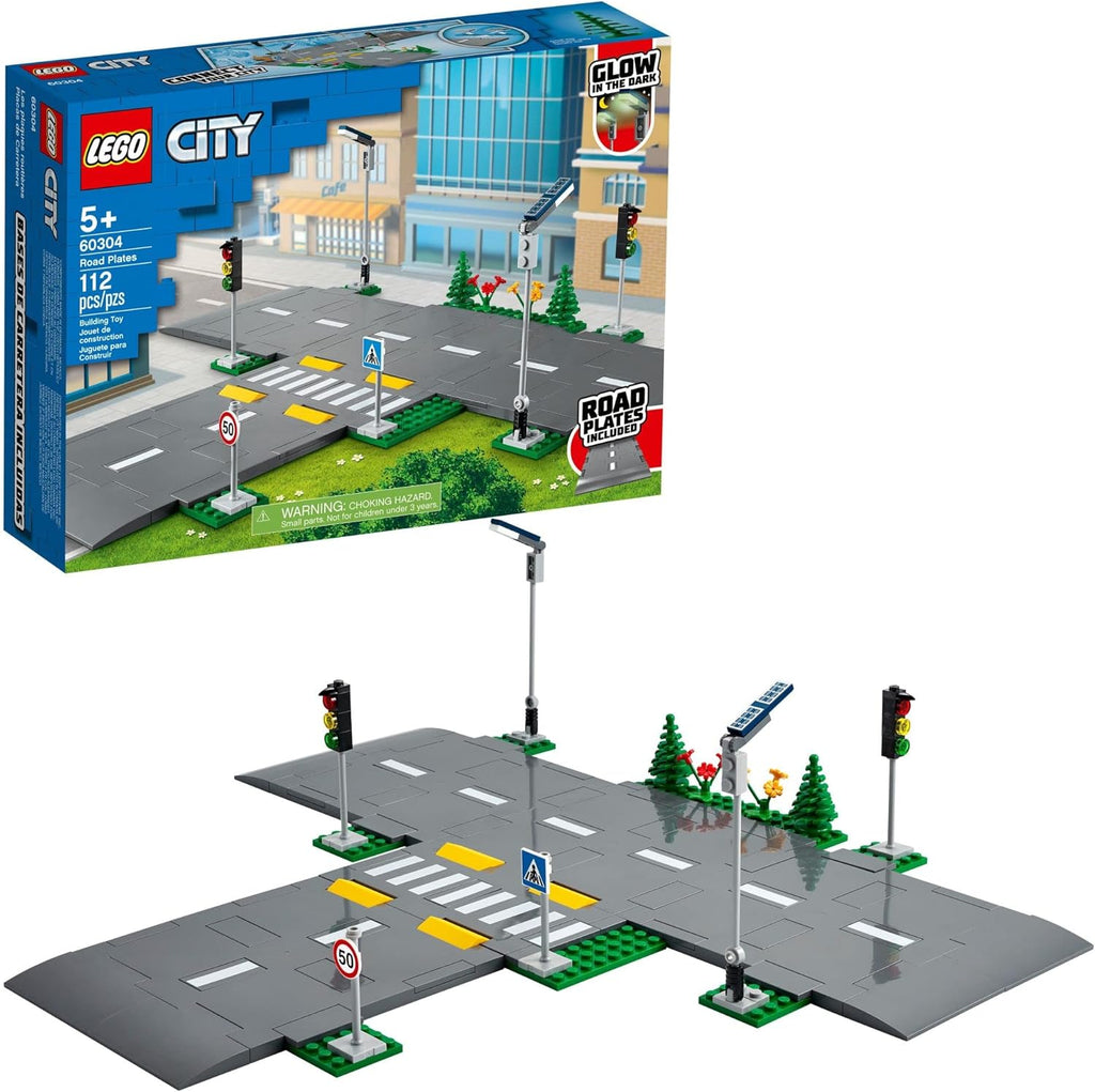 LEGO City Road Plates 60304 Kit de construcción; juguete genial de...