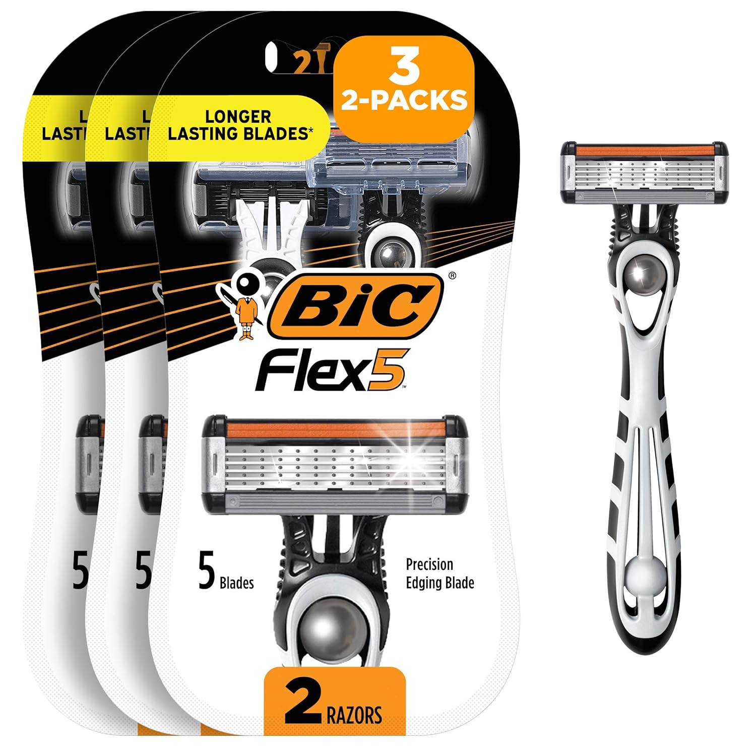 BIC Flex 5 Sensitive - Maquinillas de afeitar desechables de 5 cuch...