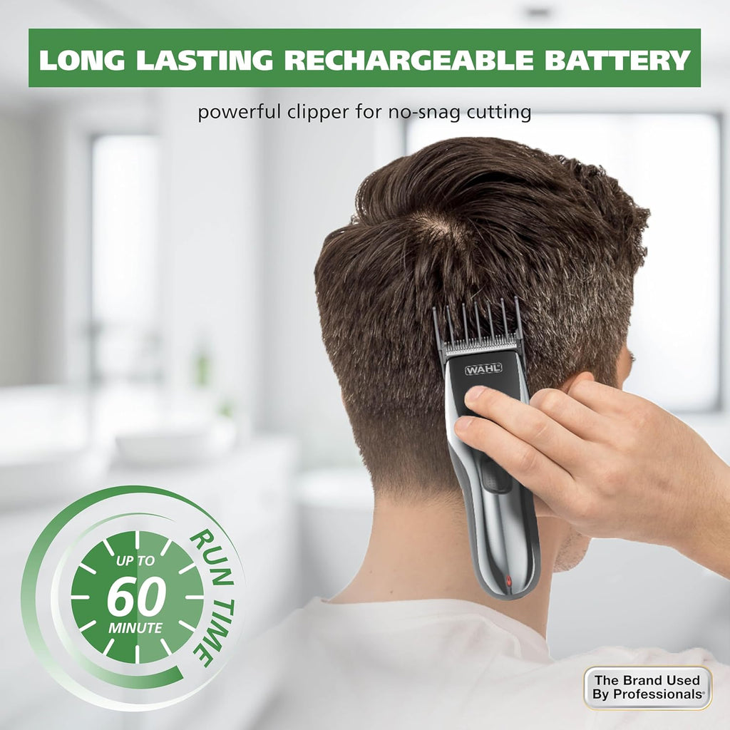 Wahl Clipper - Kit recargable con cable\/inalámbrico para cortar y...