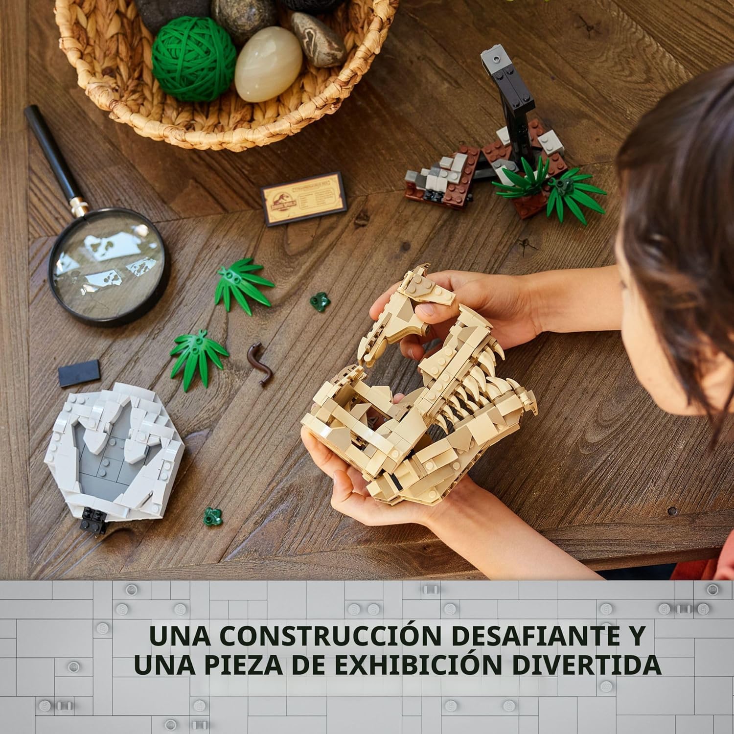 LEGO Jurassic World Fósiles de Dinosaurios: Cráneo de T Rex - Jugue...