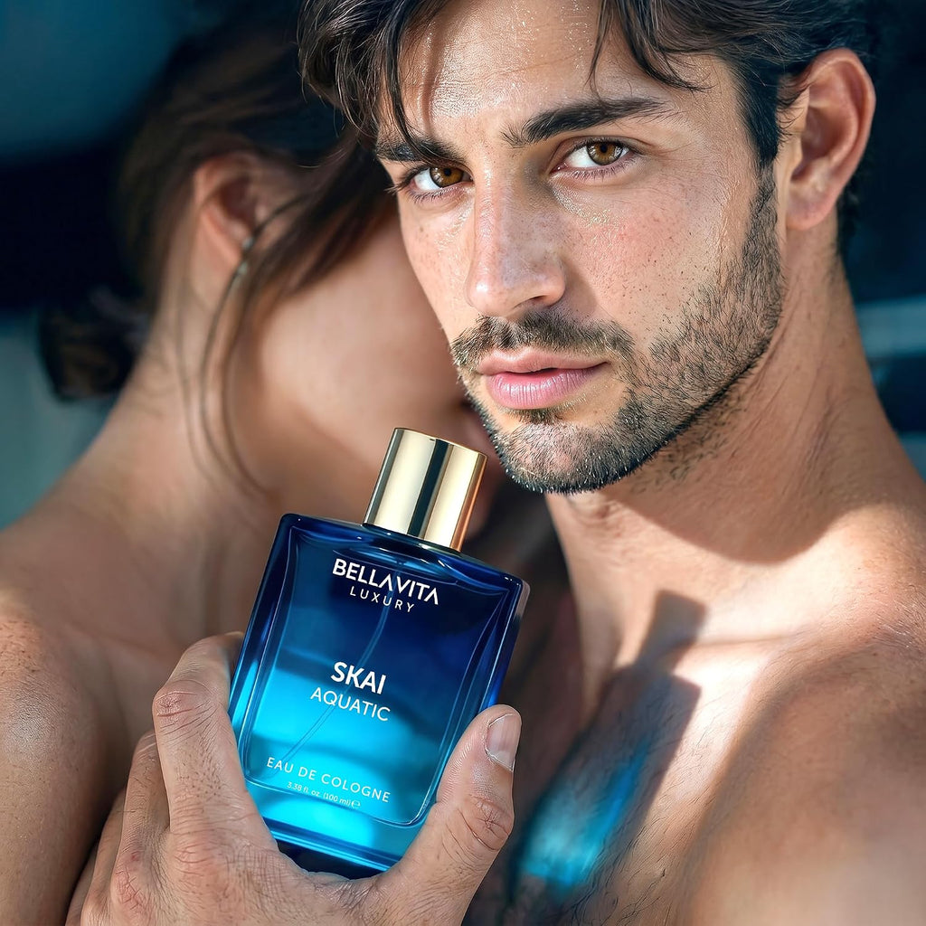 Bellavita Luxury SKAI Aquatic Eau de Parfum Unisex, 3.4 fl oz (100...