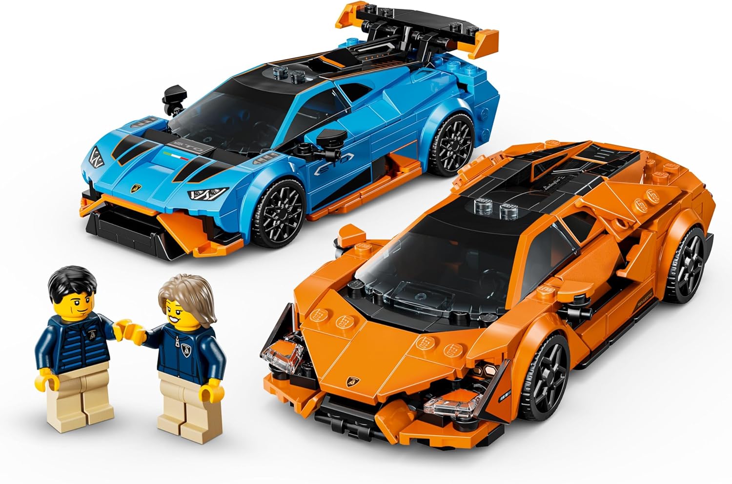 LEGO Speed Champions Lamborghini Revuelto &amp; Huracán STO Juguete...