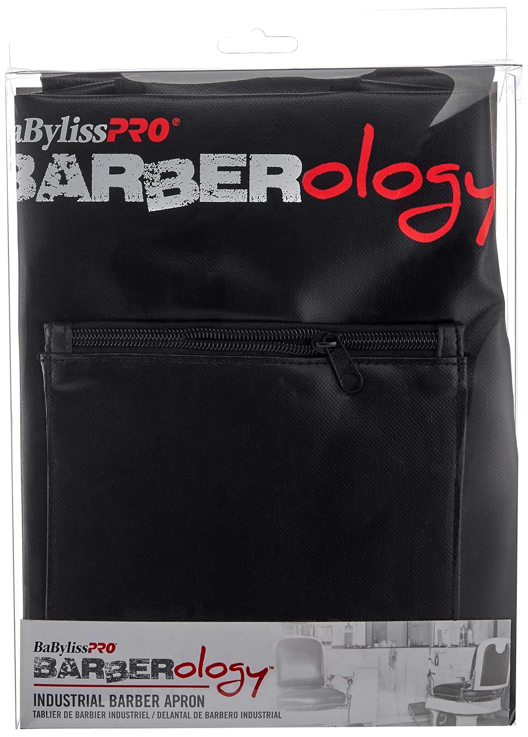 BabylissPRO Delantal de Barberología - Negro