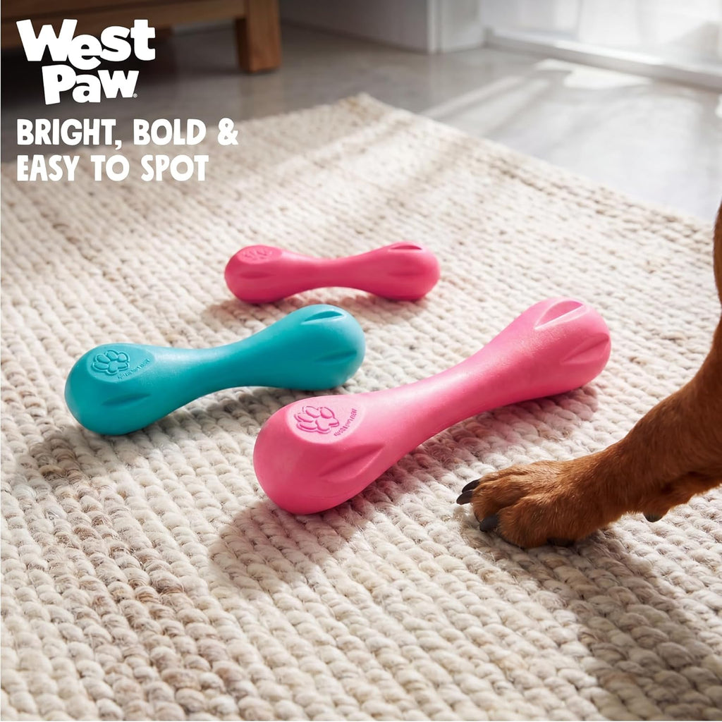 WEST PAW Zogoflex Hurley - Juguete masticable de hueso de perro \u2...