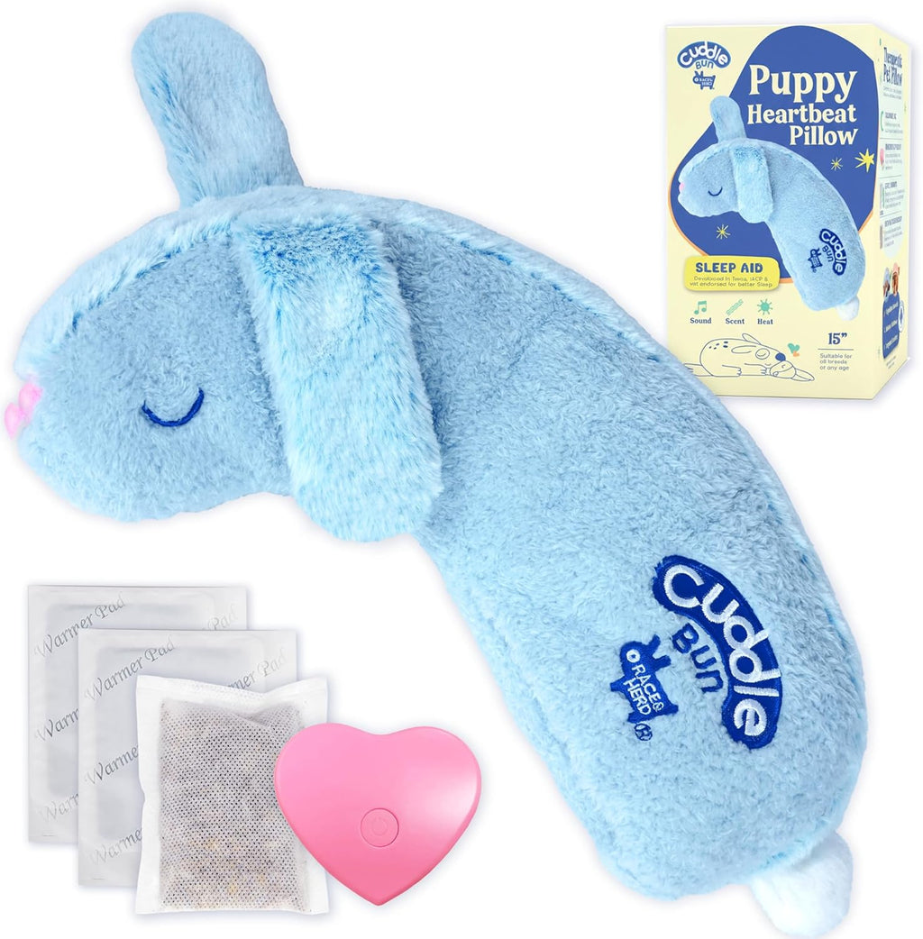 Race&amp;Herd CuddleBun - Juguete para cachorros con latido del cor...