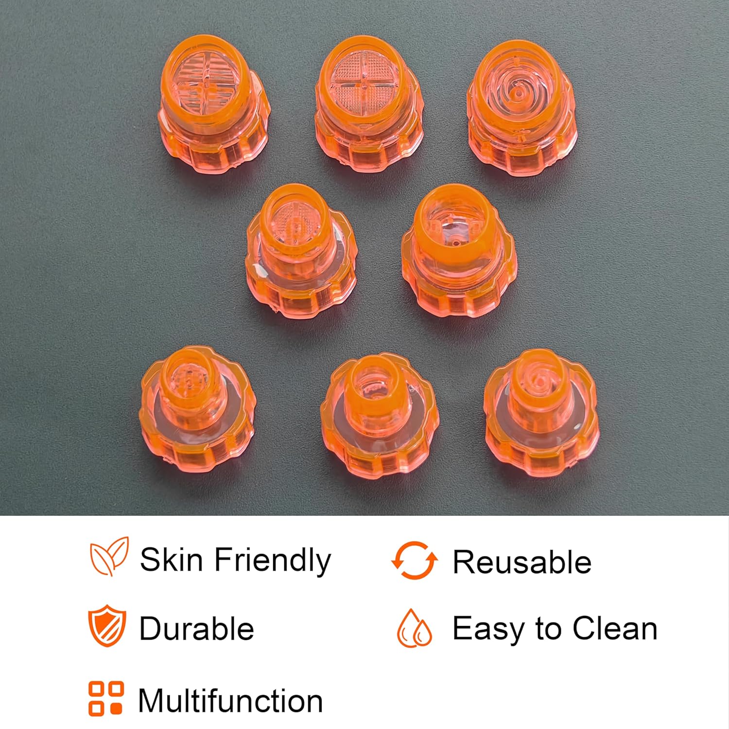 Tapón de plástico Beaty Máquina Recambios Agua Peeling Tips 8pcs po...