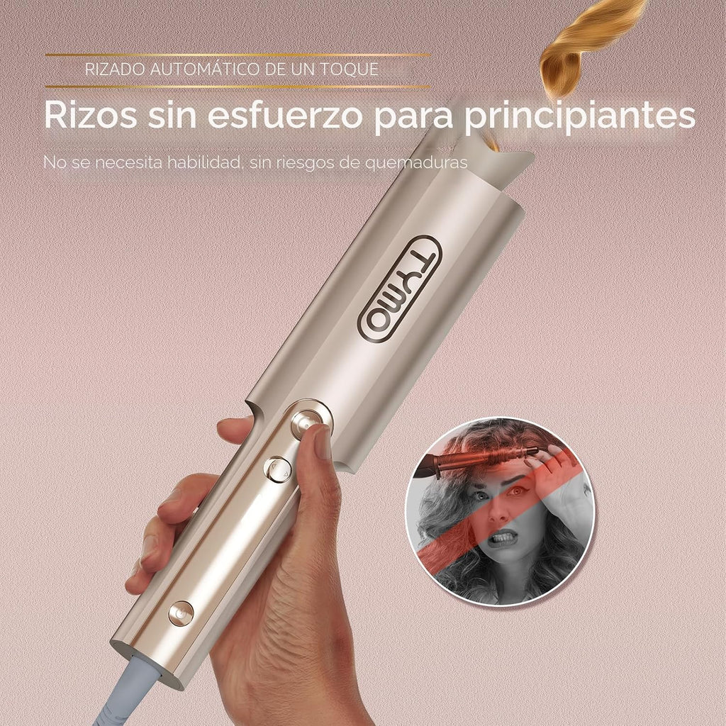 Rizador Automático Rotativo Mejorado - TYMO CurlPro Plus Varita de...